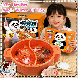 DIY Magic Water Elf Slime Hot Pot Toy Playset Kids Pretend Cooking Toy Handmade DIY Food Girl Boy Gift