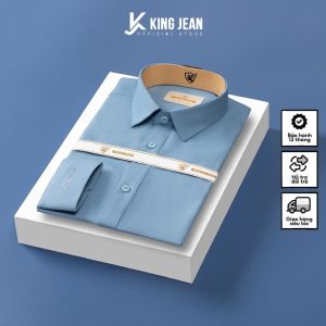 Áo Sơ Mi Dài Tay Gấp Hộp Vải Bamboo Sợi Tre Tự Nhiên đến 97%  Thoáng Khí Chống Nhăn Tốt Form Slimfit KJ-Vua Quần Jeans