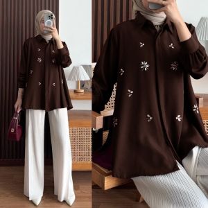 MAUDY PAYET SHAKILLA BLOUSE KEMEJA ATASAN WANITA KEKINIAN