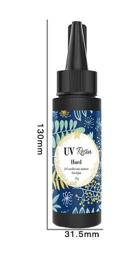 FU-BANG ยูวีเรซิ่น(UV Resin Hard) สีใส ชนิดแบบแข็ง เหมาะกับงานฝีมือ DIY ตกแต่งชิ้นงาน มี 2 ยี่ห้อ เคลือบเคส