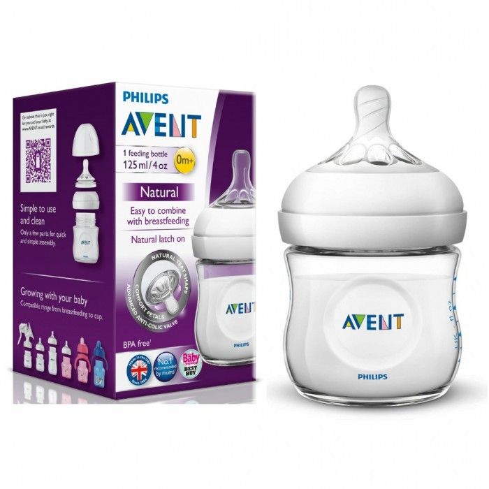 Bình sữa Philips Avent Natural 60ml 125ml/ 260ml/ 330ml bằng