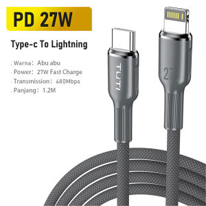 TUTI Kabel Data Type C to C 240W Fast Charging Tahan lama Type C/Micro USB/Lightning