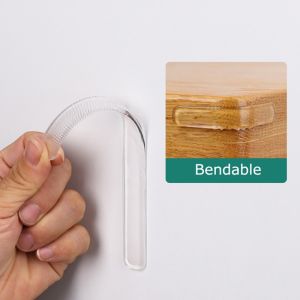 Soft Silica Clear Gel Baby Protection Anti-collision Door Automobile Sticker Cabinet Table Corner Self-adhesive 10 Gel