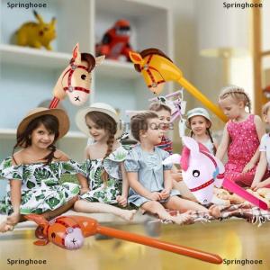 [COD] Springhooe 1Pcs Inflatable Horse Head Balloon Blow Up Pony Stick Toy Halloween Party Supplies Inflatable Stick Childrens Toys