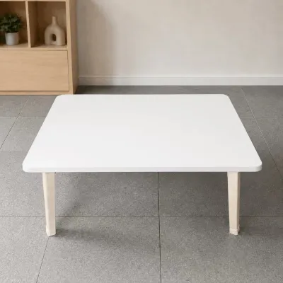 Bàn Học Sinh Ngồi Bệt 40x60cm – Bàn Gỗ Mini Chân Thấp Mặt Trắng/Vân Gỗ Bàn Học Bài Để Laptop