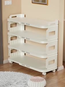 Shoe Rack With Bench Shoe Organisers Shoe Rack Outside Door Removable Multi-Layer Simple Dormitory Home Large Capacity Removable Shoe Cabinet Shoe Storage Bench