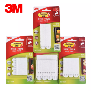 3M Command strips 3M Command no nails/holes no damage Picture hangers Strips Small medium Large