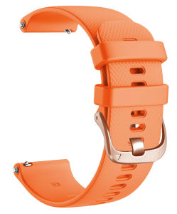 Zenia 20mm High-quality Silicone Watch Strap for Garmin Forerunner 70 170 165 55 245 645 570 42mm Music Approach J1 S12 S40 S42 S44 S50 Vivoactive 6 5 3 Vivomove HR/Luxe/Style/Sport/Trend Venu SQ Haylou LS12 RS4 Plus Amazfit Active Bip S GTS 2 2E 4 Mini