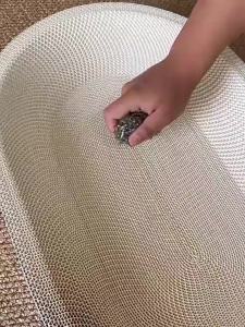 3 in1 No crumbs Scratching Post and Cat Bed Scratch-Resistant Wear-Resistant and Lint-Free Made of Corrugated Cardboard