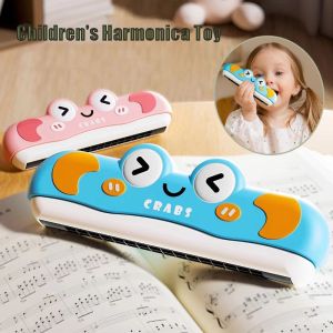 MIRELINA Portable Children Harmonica Toy 16 Holes Double Row Harmonica Musical Instrument Creative Beginner Organ for Boys and Girls