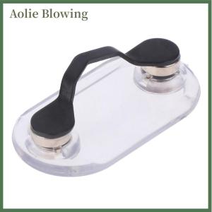 Aolie Magnetic Hang Eyeglass Holder Pin Brooches Multi-function Portable Clothes Clip
