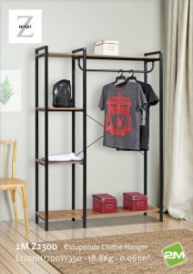 Ampaian pakaian / Penganjur pakaian reka bentuk minimalis Jepun / Japanese minimalist design clothes organizer / 简易设计系列-衣物架 Z2300