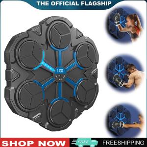 [TOPACE MALL] Music Boxing Equipment BT Wall Mounted Smart Interactive Boxing Training Equipment for Adults Kids Boys Girls 8 9 10 11 12 Years Old