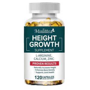 Mulittea Height Growth Vitamin Pills Helps Grow Taller Quickly Supports Bone Density