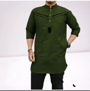 Baju Koko Busana Muslim Pria Kurta Pakistan Jumbo Big size Modern Lengan Pendek 3/4 Premium Ukuran S M L XL XXL XXXL