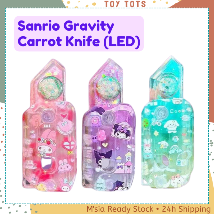 Gravity Carrot Knife Sanrio Toys 3d Fidget Blade Kuromi Cinnamoroll