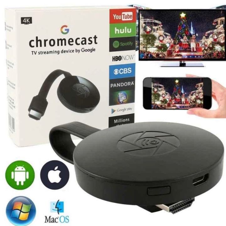 【Easy version】 Chromecast G2 1080P WiFi Wireless Display Dongle TV ...