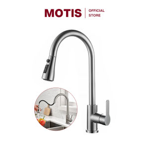 MOTIS Pull-out Faucet 3-Mode multifunctional retractable household Hot And Cold Water Faucet