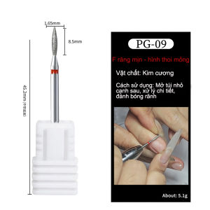Đầu mài khóe da chất liệu thép Vonfram mài êm an toàn chuyên dùng làm nail phụ kiện nail
