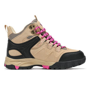 Sepatu Gunung Hiking Boot Wanita Snta 615 Krem Trekking/Hiking/Outdoor sepatu wanita pendaki Waterproof