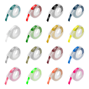 Embossing Label Tape Waterproof Oil Resistant Embossing Tape With Scratch Proof Easy to Use Office Home Supplies