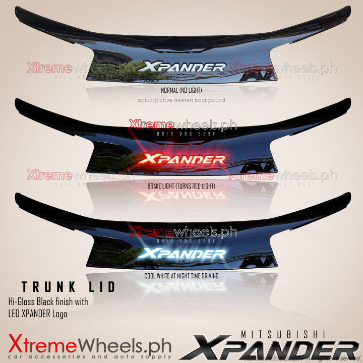 Xpander GLX GLS / GLS SPORT / CROSS 20172021 BLACK LED LIGHT TRUNK LID