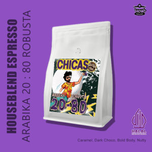 Kopi House Blend 1kg / House Blend Chicas Blend - House Blend Arabika Robusta 20% : 80% ( 1 Kg )