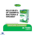 Polident Denture Cleaning Tablets 36s - 3 Minute Daily Cleanser (Laz Mama Shop). 