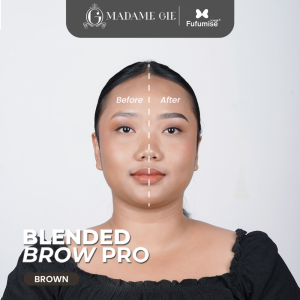 MADAME GIE Blended Brow Pro | Pensil Alis | 3in1 Pro Eyebrow | Black | Brown