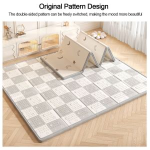 YUDESHUI Soft Foam Baby Crawling Pad Foldable 200180cm Kids Activities Mat Fashion 1.8cm Thickness Outdoor Camping Mat