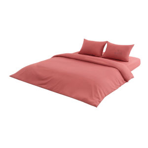 Combo chăn gối 3 món Satin Cotton RUNA CORNER mềm mại thoáng khí - Combo 1 vỏ chăn + 2 vỏ gối nằm