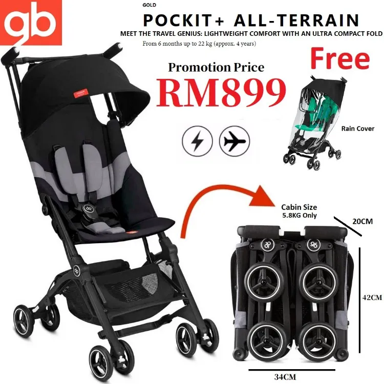 GB Pockit 3X Cabin Size Stroller Lazada