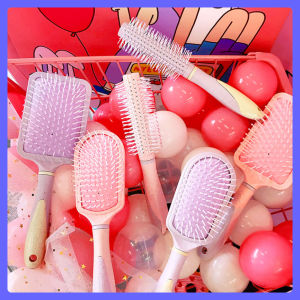 Lược tròn chải tóc massage da đầu lược pastel xinh uốn phồng tóc siêu đẹp cực tiện lợi