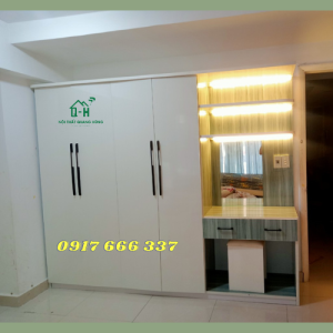 TỦ QUẦN ÁO NHỰA ĐÀI LOAN KÈM BÀN TRANG ĐIỂM CÓ DÂY LED SIÊU SANG TRỌNG - GIAO NHANH TRONG NGÀY