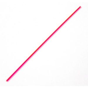 1mm diameter red orange or green fiber optic rod 5 cm length