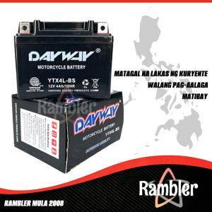 DAYWAY MOTORCYCLE BATTERY ALL SIZE 2.5C/3L/4L/5L/6.5L/7L/9L MOTORCYCLE ACCESSORIES BAT