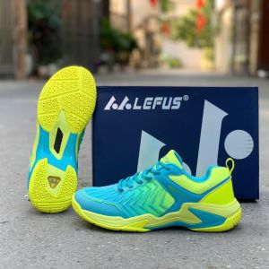 Giày Lefus L029 Xanh ngọc (Giày cầu lông bóng chuyền Pickleball nam nữ)
