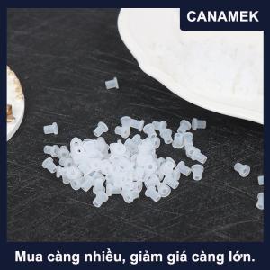 【CANAMEK】 50 cái Ciss rỗng cắm mực trong suốt cao su cắm rỗng kết nối cho hộp mực