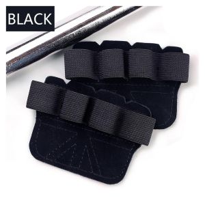 1 Pasang Sarung Tangan Angkat Beban Gym Wanita Alat Fitness Cover Pelindung Hand Palm Protector Gloves Anti Slip 4 Jari Weight Lifting Training Glove Kulit Sapi