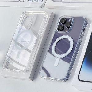Magsafe เคส  สำหรับรุ่น IPHONE 16 16pro 16promax 16plus 15/15PROMAX/15PRO/14-14PRO-14PROMAX-14PLUS-13-13PRO-13PROMAX-13MINI-12-12PRO-12MINI-12PROMAX-11-11PRO-11PROMAX ใสกันกระแทก 039