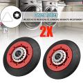W. 10314173   Drum Support Roller Compatible with Whirlpool,Kenmore, Magic Chef, Matag, Replace 8536973 , 8536974 W. 10314171 , WPW. 10314173 ,AP 6019303 , PS. 11752609 ，Dryer Drum Roller Replacement Part. Pack of 2. 