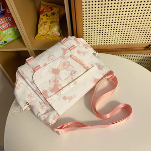 Student Class Casual Shoulder Bag Womens Japanese Fashionable Harajuku Simple Crossbody Messenger Bag