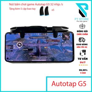 Nút bắn Pubg G5 ❤️ Freeship ❤️ Auto Tap 30/32 nhịp trên giây KHÔNG DÙNG PHẦN MỀM giá rẻ ( tặng kèm bao tay Memo cao cấp )