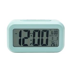 Jam Alarm Weker Digital LED Multifungsi Dengan Snooze Kalender Suhu & Lampu Tidur Design Compact & Stylish Aneka Warna 1301 WMO IF0537