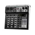 Profesional Audio Mixer KP4  Sound System  4 Channel With Bluetooth DJ Audio Sound Mixer / BlessS. 