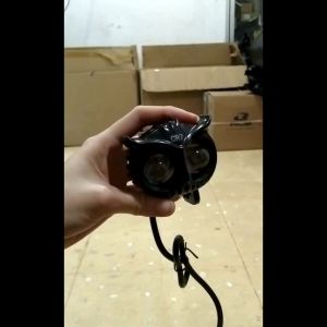 Lampu Tembak Owl D2 CR7 full Aluminium nyala kuning- Putih hi low 40 Watt Universal