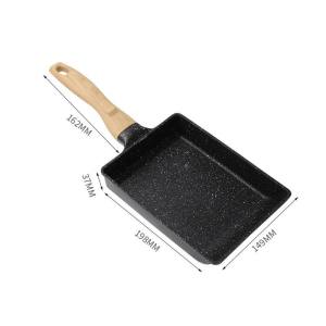 Japanese Square Pan Tamagoyaki Periuk Mini Japanese Non-stick Pan Thick Egg Burning Frying Pan Fried Egg 方形日式玉子烧锅