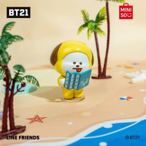 Miniso x BT21 Collection Blind Box Seri Buku Harian Perjalanan Kotak Kejutan Surprise Box Kotak Buta Karakter Kartun Yang Lucu