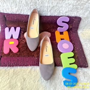 WR FLATSHOES SEPATU WANITA FLAT BALET POLOS NS44