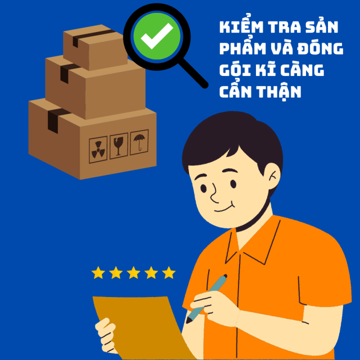 Dịch vụ kiểm tra sản phẩm trước và đóng gói kĩ càng cẩn thận | Lazada.vn